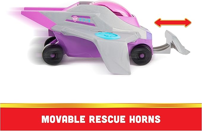 Paw Patrol Aqua Pups Skye Transforming Manta Ray Vehicle with Collectible Action Figure, Kids Toys for Ages 3 and up