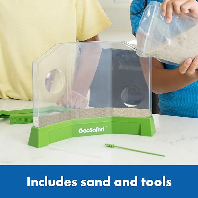 Educational Insights GeoSafari Ant Factory with Sand, Watch Live Ants, STEM Learning Toy, Ages 5+, Large