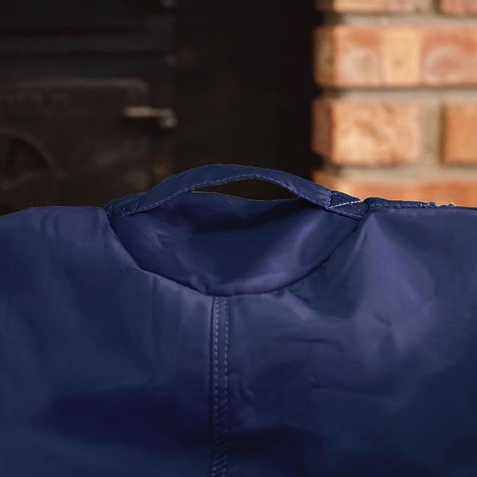 Big Joe Classic Bean Bag Chair, Navy Smartmax, Durable Polyester Nylon Blend, 2 feet Round