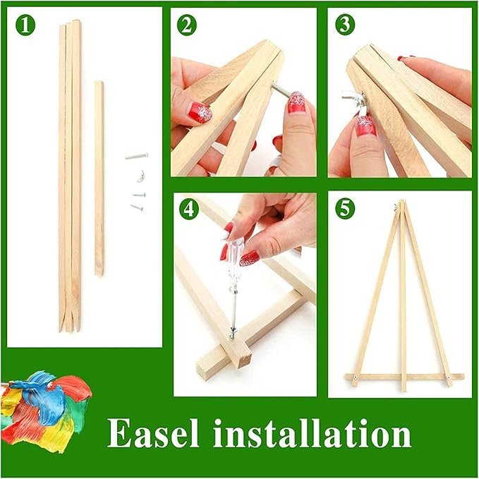 Paint by Numbers,DIY Oil Painting Kit for Kids & Adults Beginner – 12” x 16” Colorful Dog and Butterfly Pattern with Wooden Easel