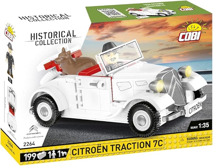 Cobi toys 199 Pcs Hc WWII /2264/1934 Citroen Traction 7C
