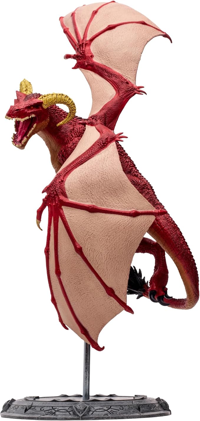 McFarlane Toys - World of Warcraft Red Highland Drake and Black Proto-Drake 2pk 1:12 Scale Posed Figures