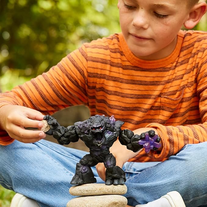 Schleich Eldrador Shadow World Stone Monster - Realistic Mythical Fantasy Creature Action Figure Toy - Stone Creature with Movable Arms and Torso, for Boys and Girls, Gift for Kids Age 7+