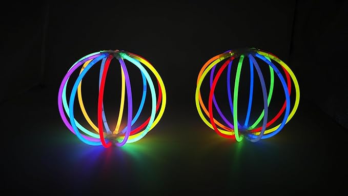 TGXRZX Glow Stick 100PCS, 7.9“, Glow stick bracelet, Glow necklace, use in the dark to make it glow, suitable for concerts, Halloween, Christmas, football parties, birthday party supplies. (Red)