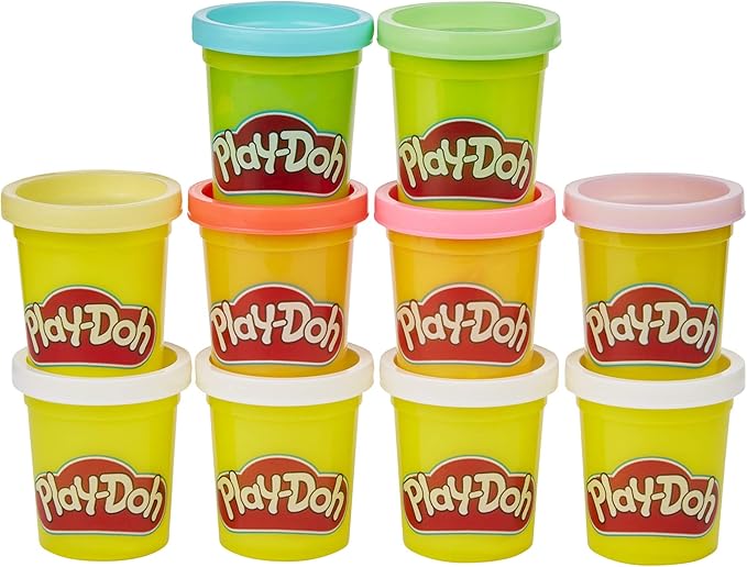 Play-Doh Easter Basket Toys 25-Piece Bundle; Make Your Own Easter Bunny Kit with Easter Eggs, Stampers, 10 Play-Doh 2-Ounce Cans (Amazon Exclusive)