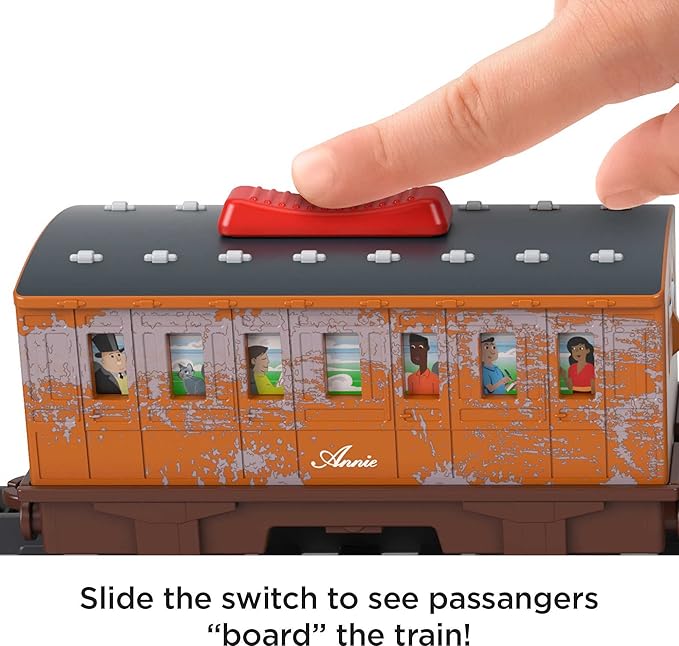 Thomas & Friends Motorized Toy Train Talking Thomas Engine with Sounds Phrases & Passenger Cars for Preschool Pretend Play Kids Ages 3+ Years