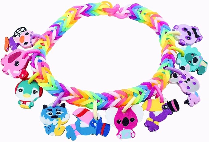 Rainbow Loom® Loomi-Pals Zoo Collectible, Features 30 Mystery Cute Zoo Themed Charms and 600 Colorful Rubber Bands All in a RESEALABLE Bag, Great Gifts for Boys and Girls 7+