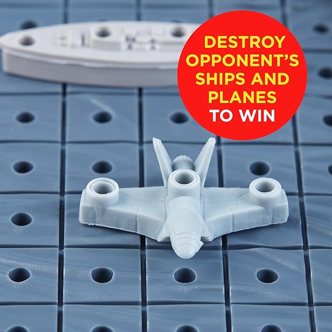Hasbro Gaming Battleship with Planes | 2-Player Strategy Board Games for Kids | Easter Gifts for Boys & Girls | Ages 7+ (Amazon Exclusive)