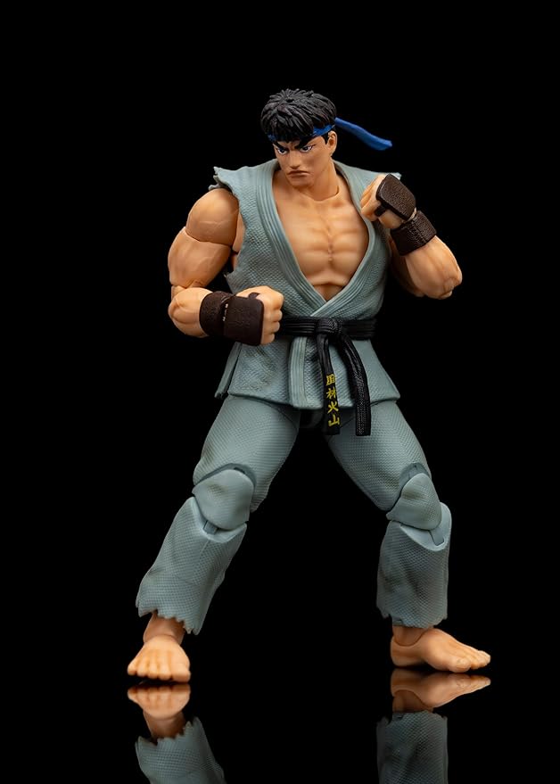 Street Fighter II 6" Ryu (Player 2) Action Figure, Toys for Kids and Adults