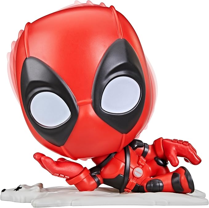 Marvel Motormouth Deadpool, 5-Inch (15cm) Electronic Talking Toy with Lights, Sound Effects, & 50+ Phrases, Super Hero Toys for Kids Ages 14+