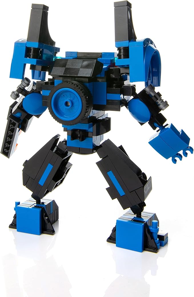 Bugatti Racing Car Building Block Set (237 Pieces). Racing Car Building Blocks for Kids and Adults (Blue)