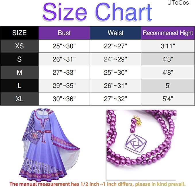 Wish Asha Costume 2023 Asha Dress Princess Cartoon Outfits Halloween Cosplay Costume Outfit