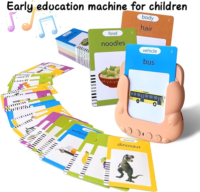 Talking Flash Cards Toddler Toys,Kids Toddler Flash Cards with 224/510 Sight Words,Montessori Toys,Bilingual English-Spanish，Learning Educational Toys for Kids Ages (510 -Sight Words)
