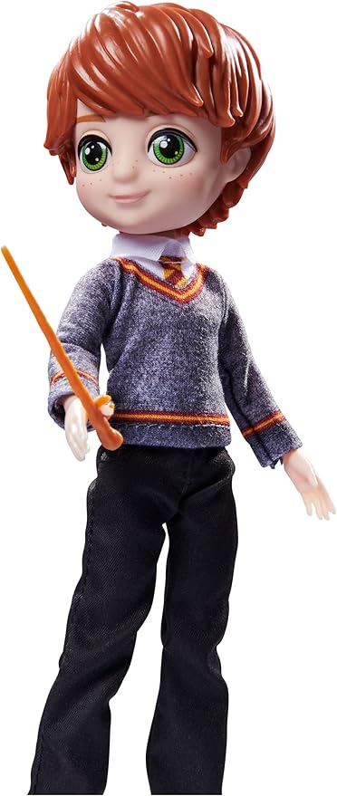 Wizarding World Harry Potter, 8-inch Ron Weasley Doll, Kids Toys for Girls and Boys Ages 6 and up
