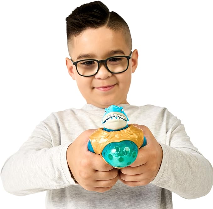 Heroes of Goo Jit Zu Deep Goo Sea Thrash Hero Pack. Super Squishy, Goo Filled Toy. with Chomp Attack Feature. Stretch Him 3 Times His Size!