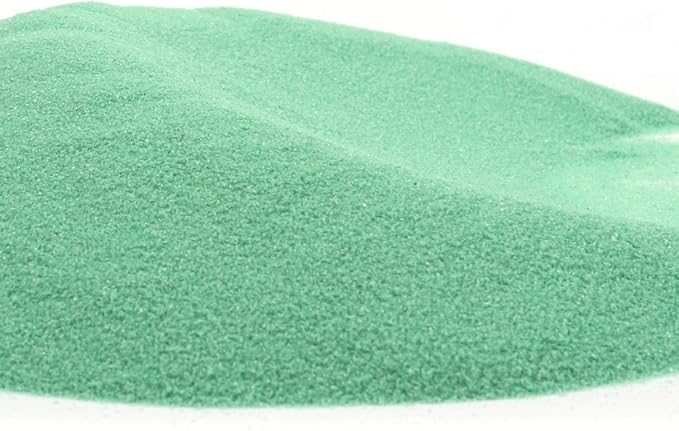 Shiny Stone Colorful Sand,Rainbow Sand,Art Sand,Colored Sand,Craft Sand,Decorative Wedding Vibrant Sand, 250g/0.55lb/8.81oz for Wedding Succulent Terrarium Vase (Pea Green)