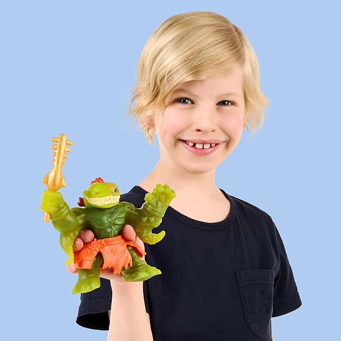 Heroes of Goo Jit Zu Cursed Goo Sea | Super Stretchy, Goo Filled Toy Ill EEL Action Figure Hero Pack | with Color Changing Face That Reveals His Curse | Stretch Him 3 Times His Size