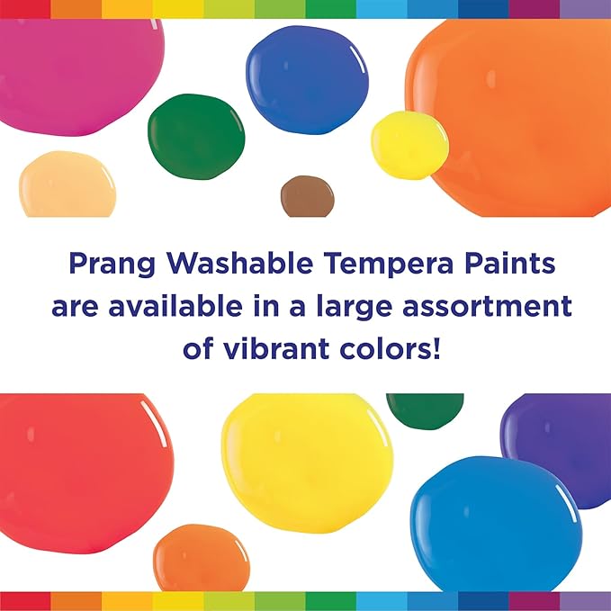 Prang Washable Tempera Paint, Turquoise, 16 Oz., 1 Count