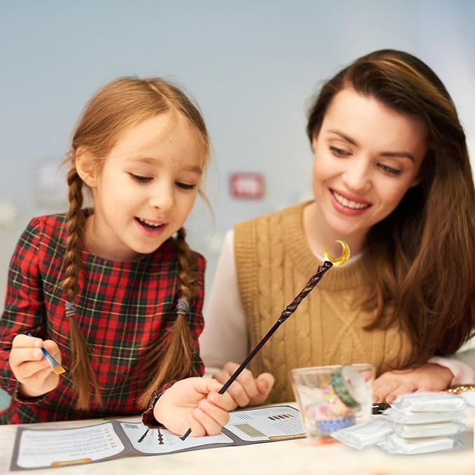 Magic Wizard Wand Making Kit DIY Craft Set for Kids Adult Birthday Party Gift Make Your Own Wands 67-Piece