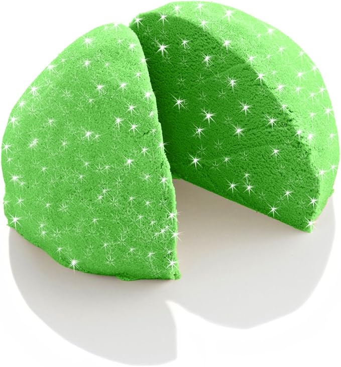 Sparkling Green Emerald 2 Pound Refill Pack - Moldable Indoor Play Sand in Resealable Bag