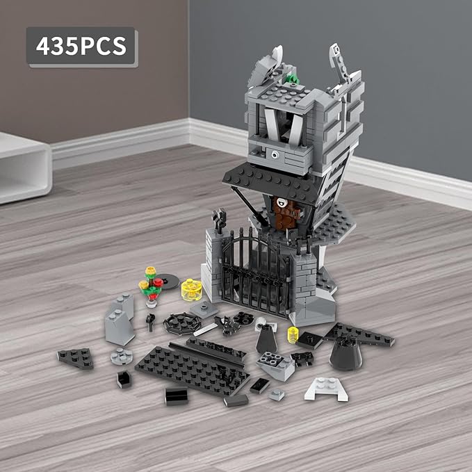 MOOXI-MOC Halloween Night Before Christmas Jack's House Sally Building Set,Creative Building Block Toy Kit Gifts for Children(443pcs)