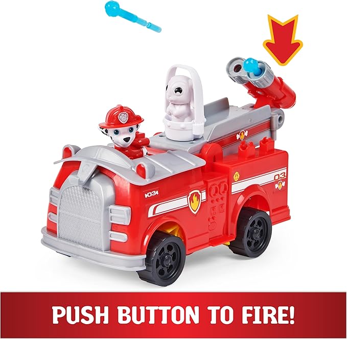 Paw Patrol, Marshall Rise and Rescue Transforming Toy Car with Action Figures and Accessories, Kids Toys for Ages 3 and up