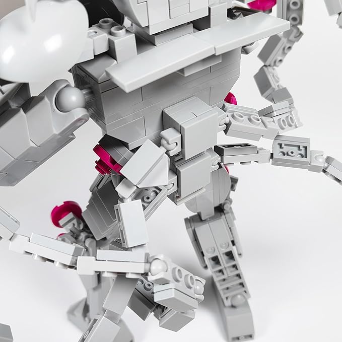 Skibid Toilet Building Block Set, Anti-Titan Giant Behemoth Toilet Man Building Brick for Adults Fans 668PCS Blocks