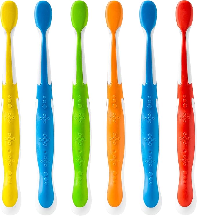 Brush Buddies 6-Pack Hot Wheels Toothbrush for Kids, Kids Battery Powered Toothbrushes, Toothbrush Pack, Soft Bristle Toothbrushes for Kids, Toddler Toothbrush Ages 2-4, Multicolor