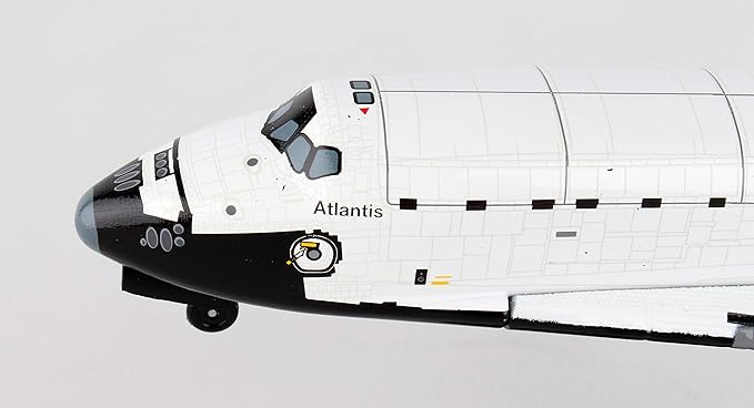 Daron Worldwide Trading PS5823-1 Stamp Orbiter Atlantis Space Shuttle, White