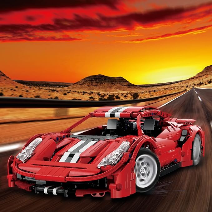 WISEPLAY Car Building Kits for Adults and Kids - Collectible Car Models Kits to Build for Adults and Kids -Technic Set 1:12 Scale 1126 Pieces - Great Birthday Gift for Adults, Teenagers and Kids