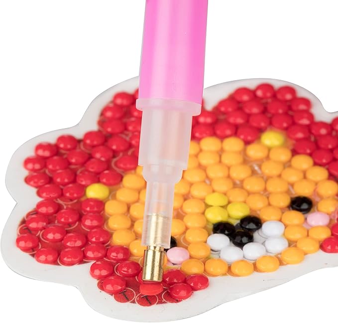 SCS Direct Kid's Birthday Party Diamond Gem Painting Craft Favor Kits -Zoo Buddies- 20 Individually Packaged, All-in-One Packs for Boys & Girls -Fun & Unique Gem Classroom Art Project Activity Gift