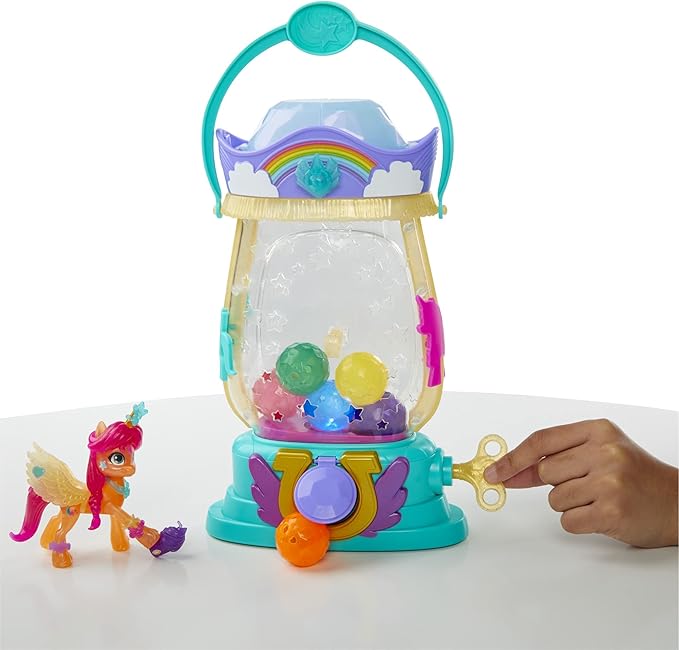My Little Pony: A New Generation Movie Sparkle Reveal Lantern Sunny Starscout - Light Up Toy with 25 Pieces, Surprise Reveals for Kids