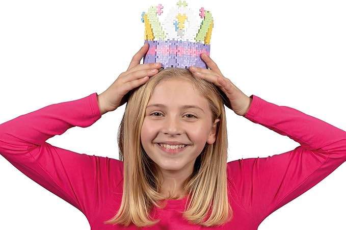 PLUS PLUS - Open Play Set - 300 Piece - Pastel Color Mix, Construction Building Stem Toy, Interlocking Mini Puzzle Blocks for Kids