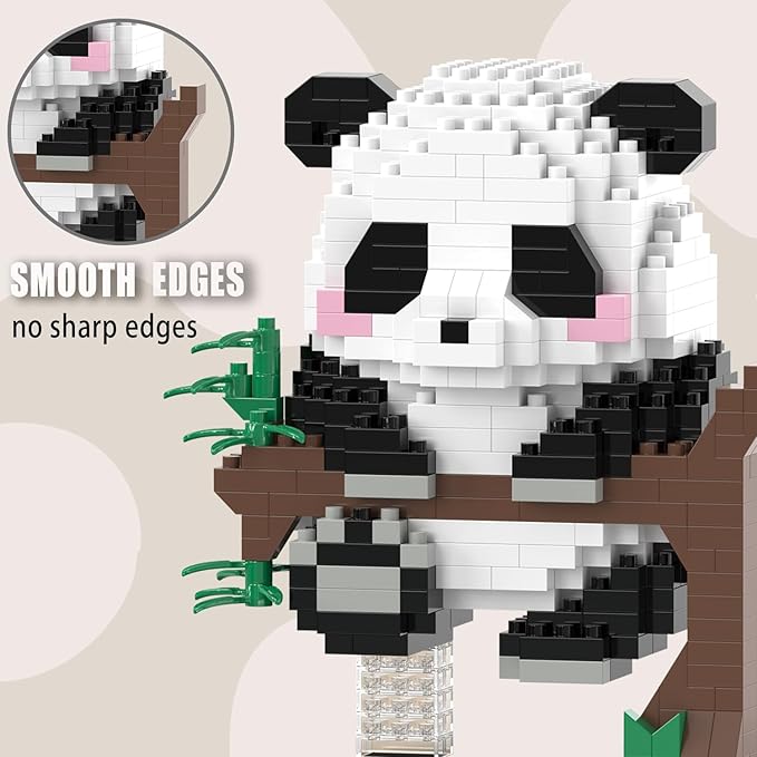 Mini Building Blocks- Hanging Panda, Party Favors- Micro Blocks Panda Toy for Kids 6 7 8 9 10+, Mini Blocks Building Sets for Adults, Easter/Birthday for Boys and Girls(463PCS)