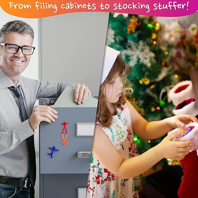 MagMen Magnetic Travel Toys: Stretchy, Fun, and Educational Fidget Toys for Kids and Adults Ages 3 and up 10 Opaque