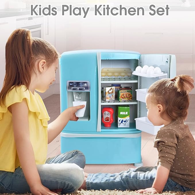 Play My Smart Fridge Double Door Learning & Educational Kids Toy Small Household Appliance Smart Refrigerator Toy, Gift for Boys & Girls