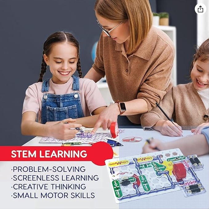 Snap Circuits Extreme SC-750 Electronics Exploration Kit - Over 750 Projects, Full Color Manual, 80+ Parts for STEM Education, Kids 8+