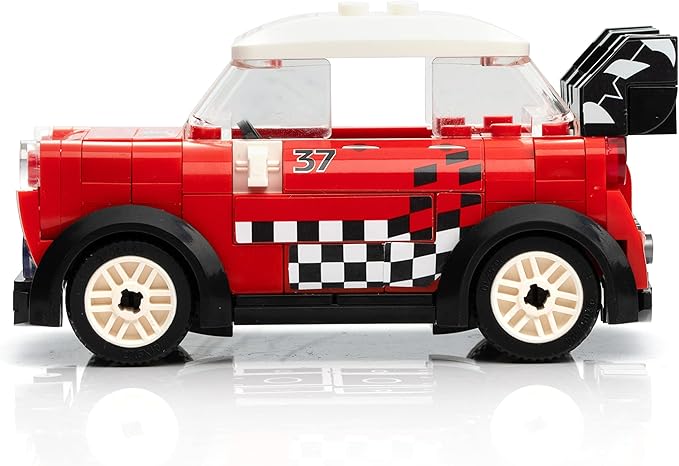 Racing Car Building Block Set. Racing Car Building Blocks for Kids and Adults (Red)