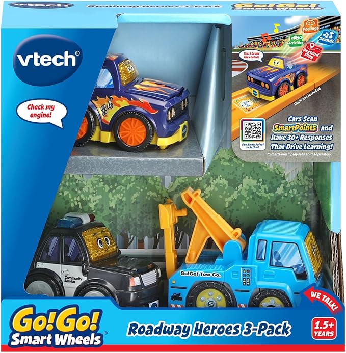 VTech Go! Go! Smart Wheels Roadway Heroes 3-Pack