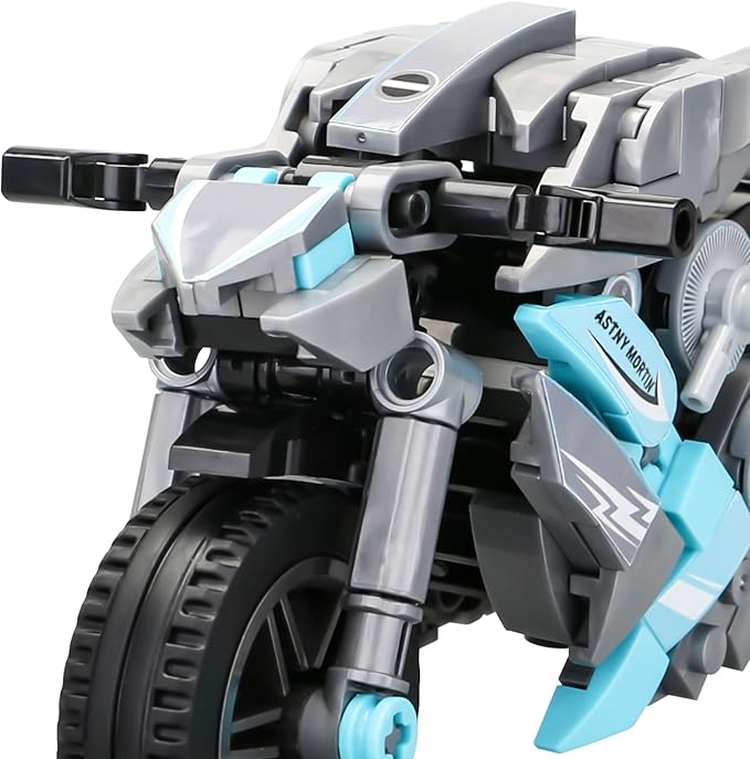 Motorcycle Toy Building Block Set Collectible Motorcycle Display Model, 301PCS Motorbike Toy Collection Brick Kit for Kids Boys Adults Ages 6+ 88009