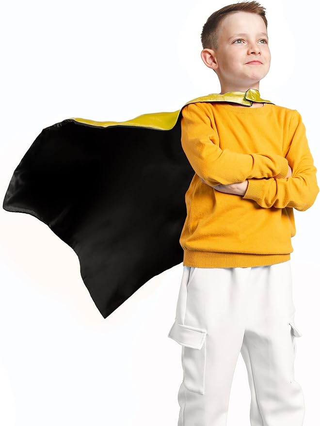 Double-Sided Superhero Capes and Masks for Kids - Perfect for Christmas, Halloween, Cosplay, and Parties