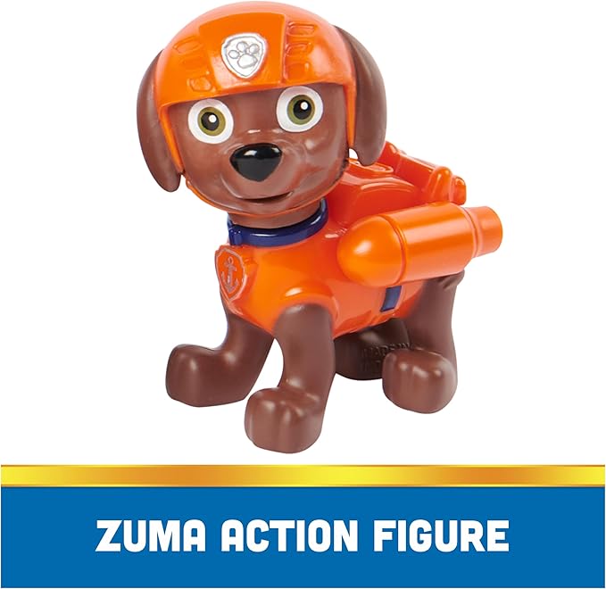 Paw Patrol, Zuma’s Hovercraft, Toy Vehicle with Collectible Action Figure, Sustainably Minded Kids Toys for Boys & Girls Ages 3 and Up