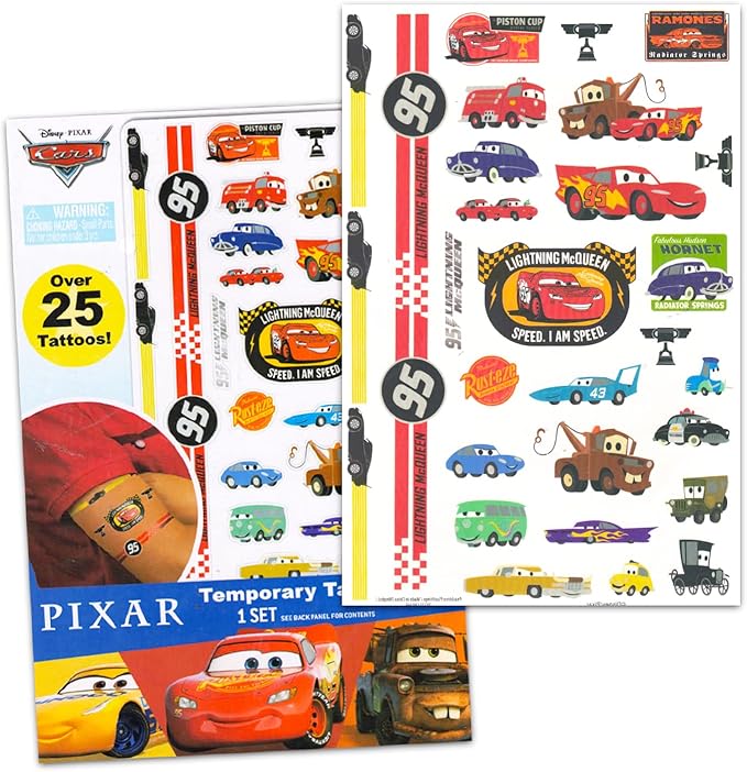 Disney Cars, Transformers, Hot Wheels Magic Ink Coloring Book Set Kids Toddlers - Bundle with 3 Imagine Ink Coloring Books with Invisible Ink Pens, Cars Temporary Tattoos and Cars Stickers
