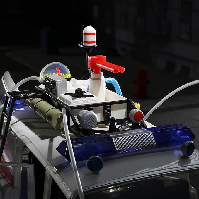 Ghostbusters Plasma Series Ecto-1 (1984), 1:18 Scale Toy Car, Toys for Ages 14+