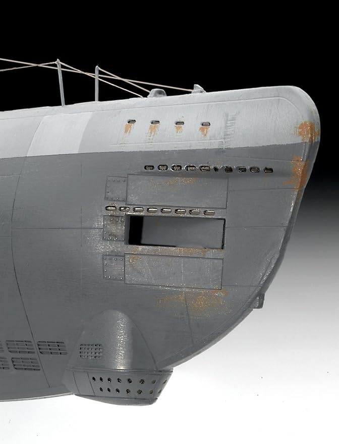 Revell 05177 German Submarine Type XXI 1:144 Scale Model Kit, Unpainted