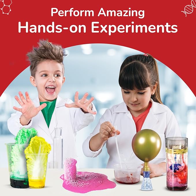 Smartivity Science Kit for Ages 8, 9, 10, 11, 12, 13, 14 Years | 50+ Unique Experiments I Volcano, Magic Snow, Lava Lamp & More | Birthday Gift for Boys & Girls I STEM Educational Toy for 8-14