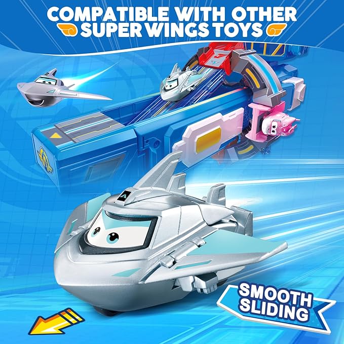 Super Wings Transformer Toys, 2 in Traver Robot Transformer Action Figures, 2-in-1 Mode Robot Transformer Toys for Boys Girls 4-6 6-8, Fun Plane Toys for Boys Toddlers Kids Age 3 4 5 6 7 8