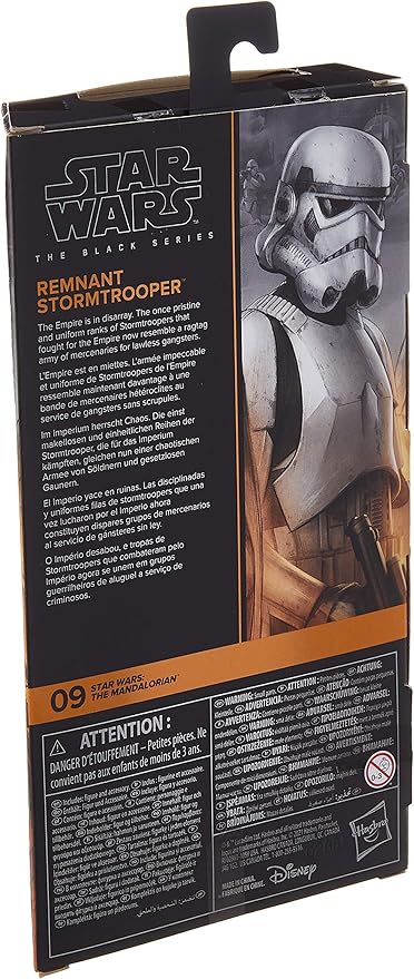 Star Wars The Black Series Remnant Stormtrooper Toy 6-Inch Scale The Mandalorian Collectible Figure,Kids Ages 4 and Up,F18625L0