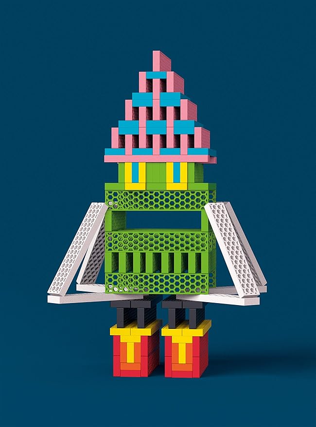 Tegu 120 Piece Perfect Blocks Building Set, Rainbow (Amazon Exclusive)