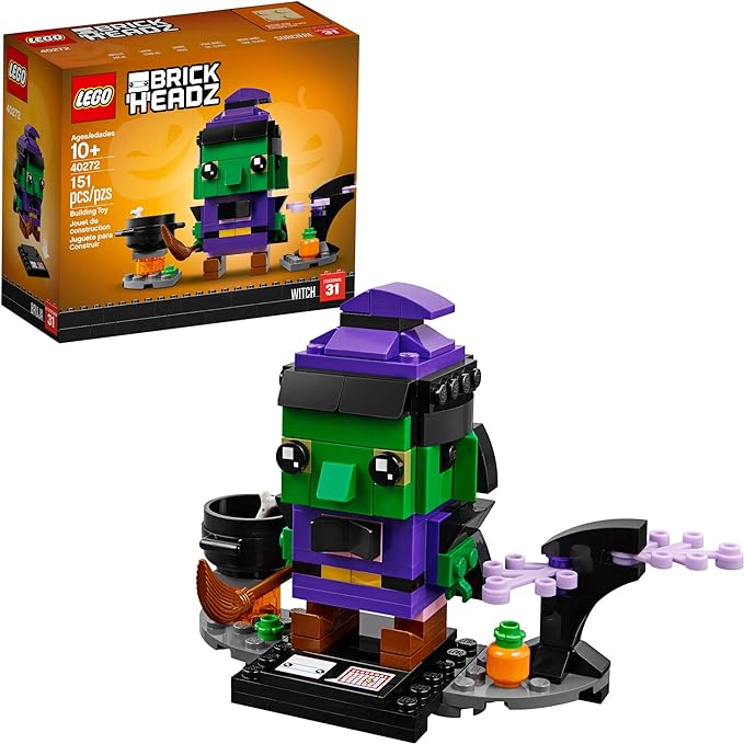LEGO BrickHeadz Halloween Witch 40272 Building Kit (151 Pieces)